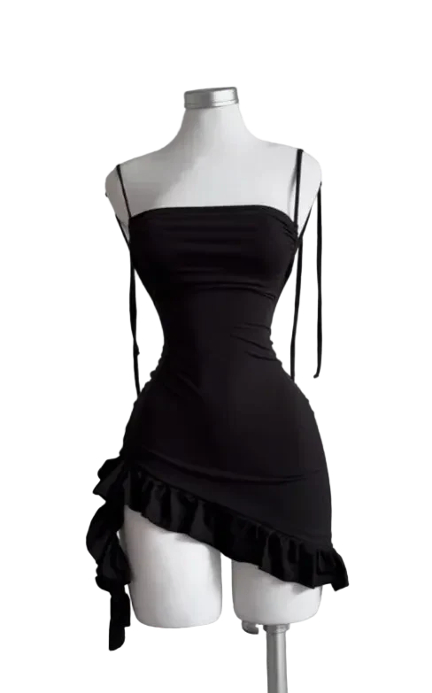 Backless Lace up Dress - Image 4