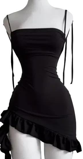 Backless Lace up Dress - Image 5