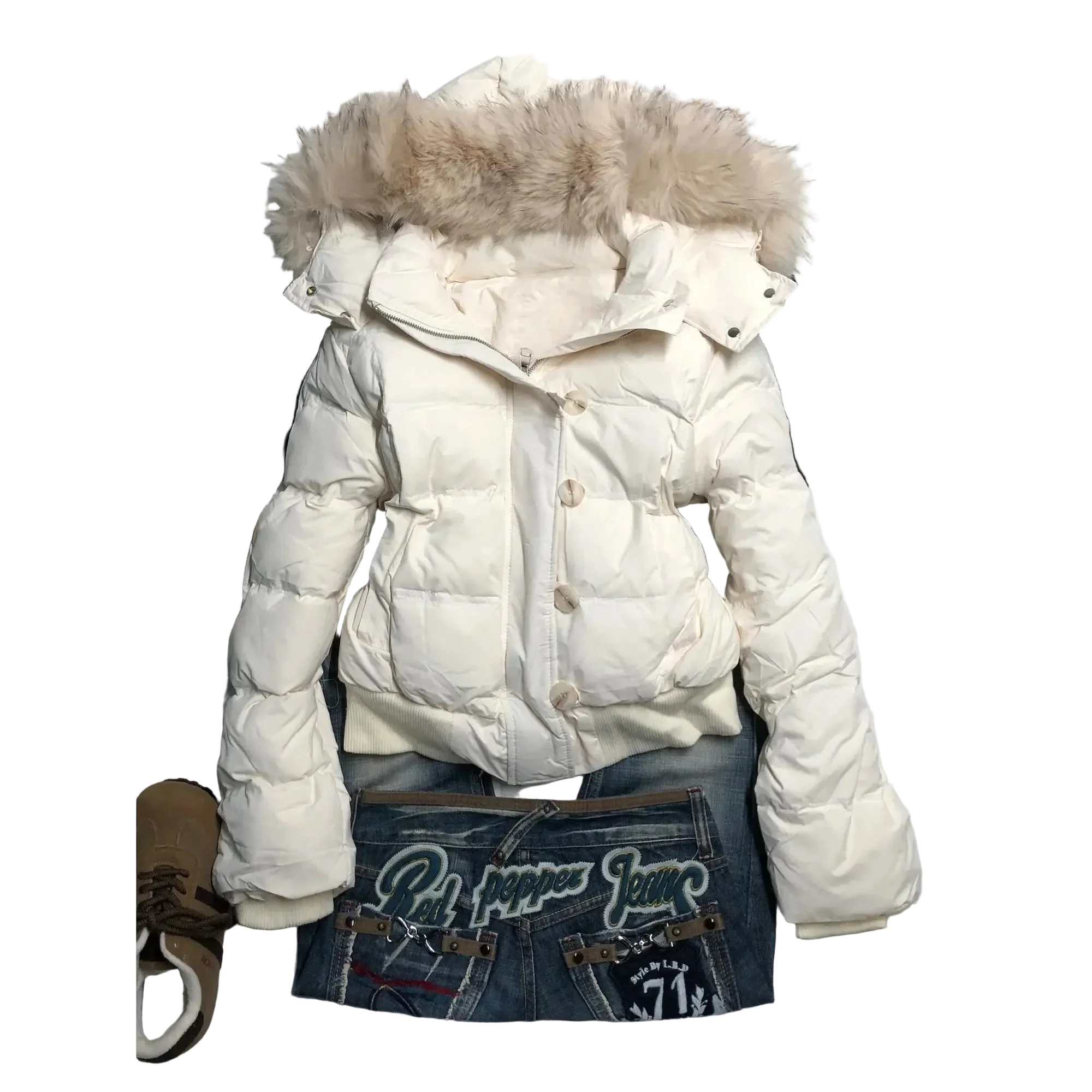 Fur Collar Coat - Image 6