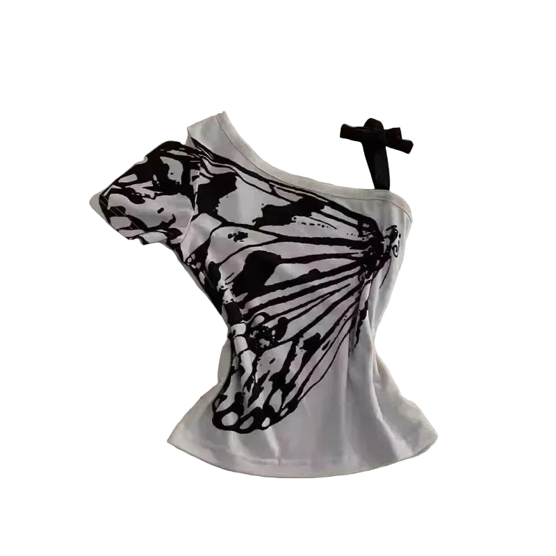 T-shirt Y2k Short Sleeve - Image 3