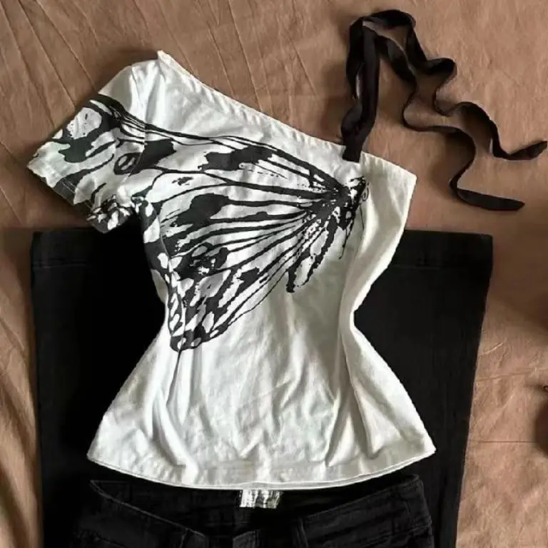 T-shirt Y2k Short Sleeve - Image 4
