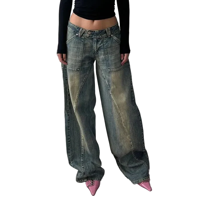 Washed Loose Jeans - Image 3