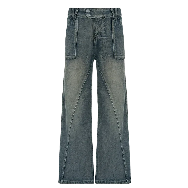 Washed Loose Jeans - Image 5