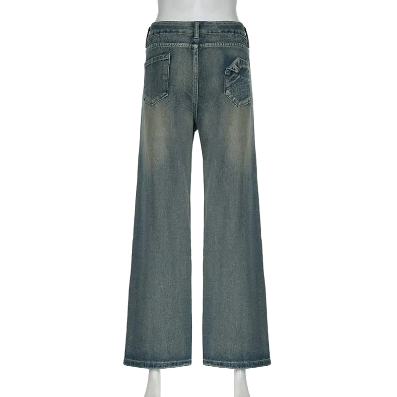 Washed Loose Jeans - Image 6