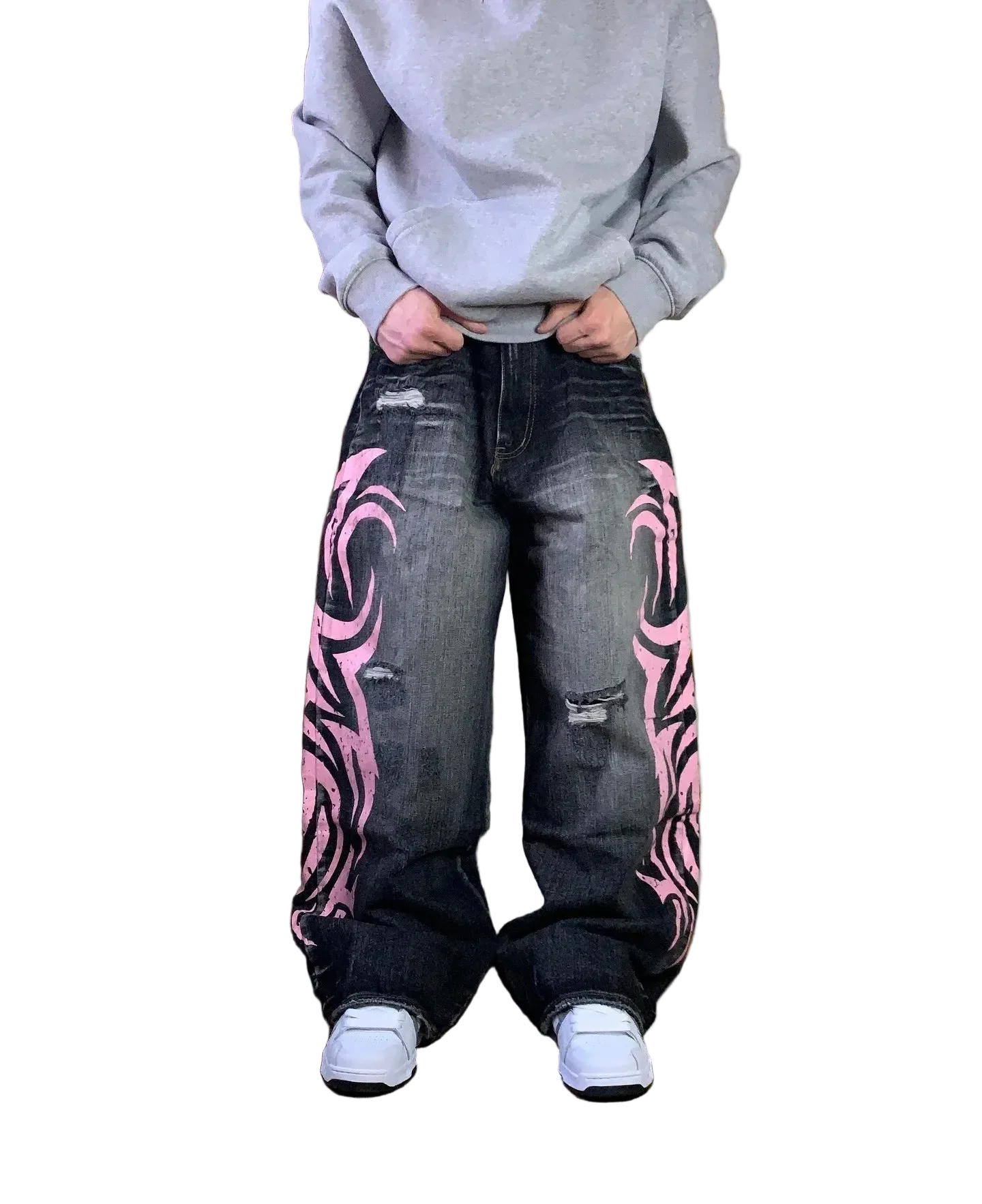 Pink Graphip Jeans - Image 4