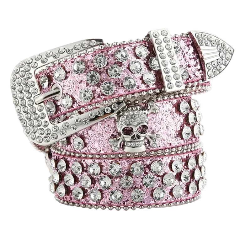 Rhinestone Skull Belt - Image 10