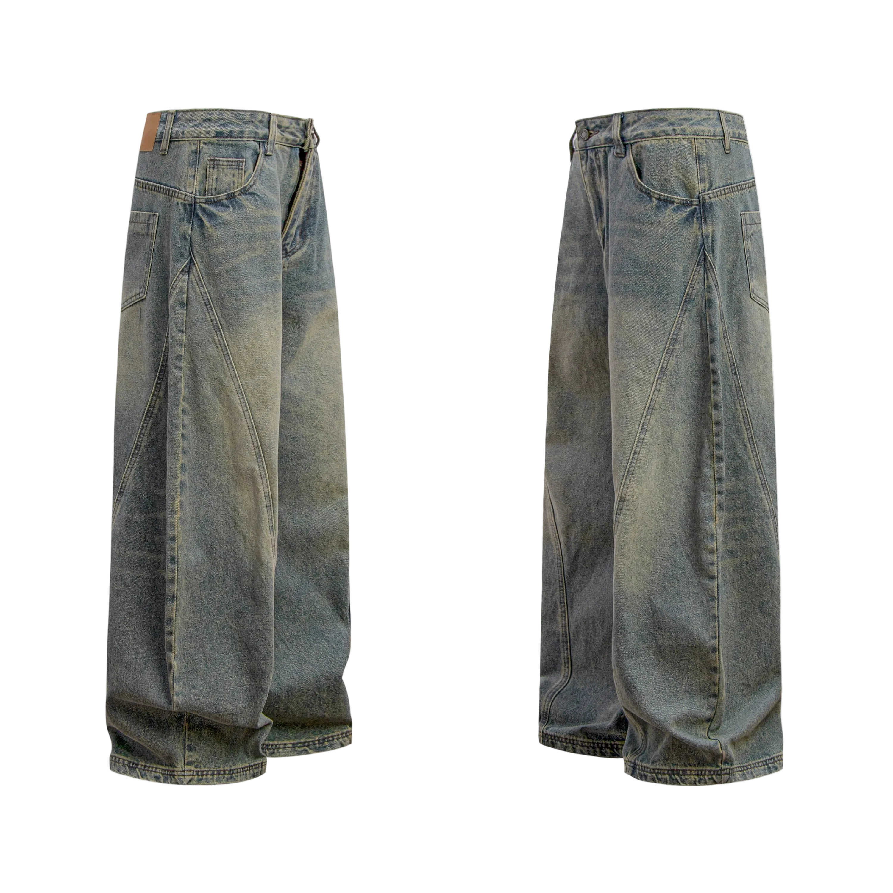 Washed Baggy Jeans - Image 3