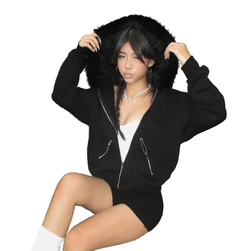 Fur Hoodie - Image 4