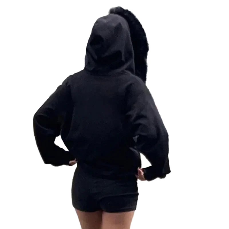 Fur Hoodie - Image 5