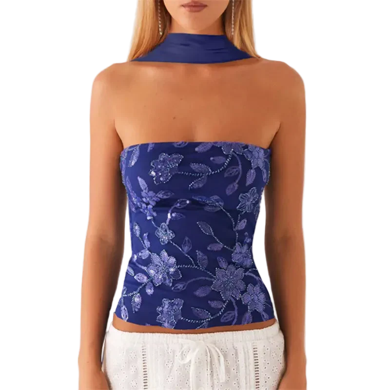 Sequin Tube Top - Image 3