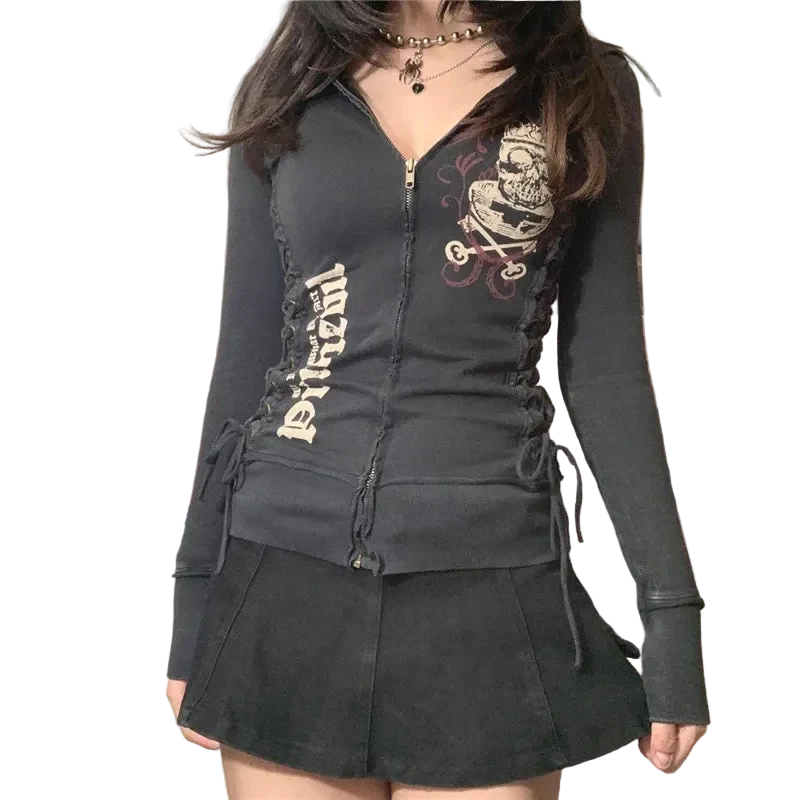 2000s Zip Up Top - Image 3