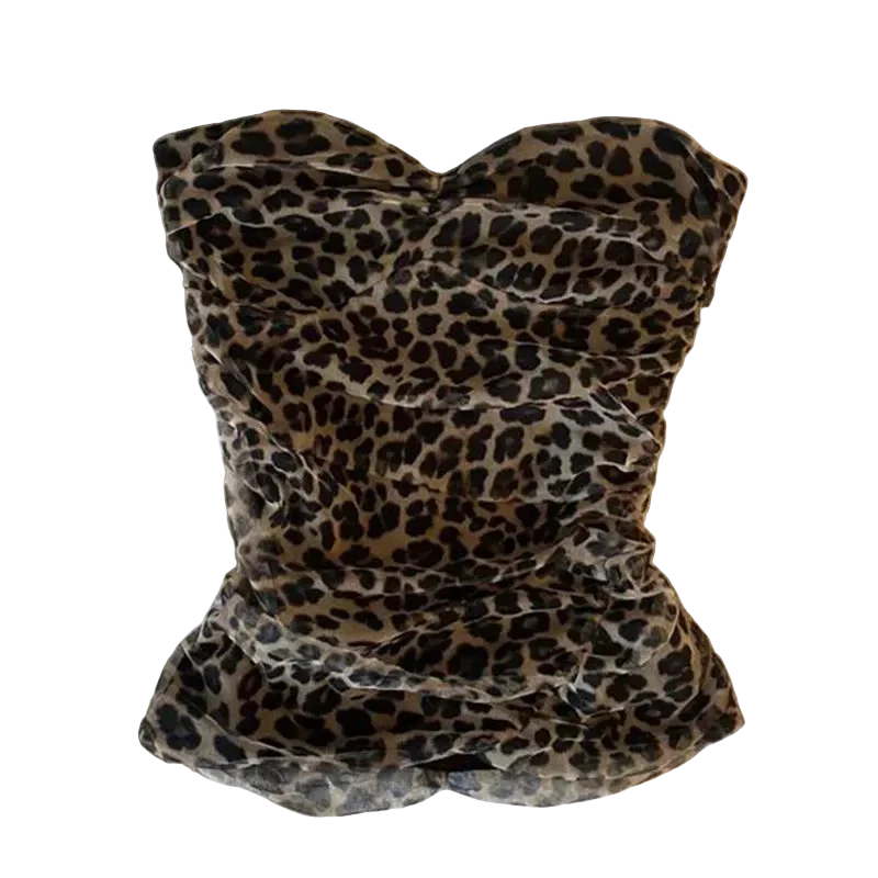 Leopard Tube Top