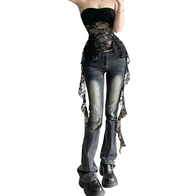 Lace Irregular Top - Image 4