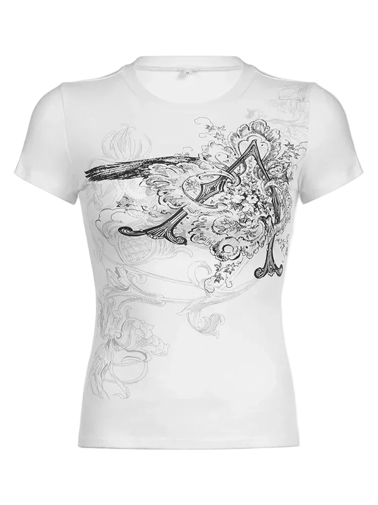 Graphic Crop Top - Image 5