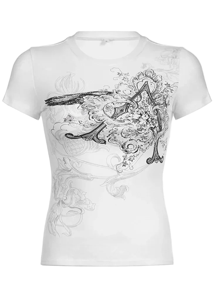 Graphic Crop Top - Image 6