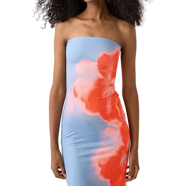 Print Tube Dress - Image 4