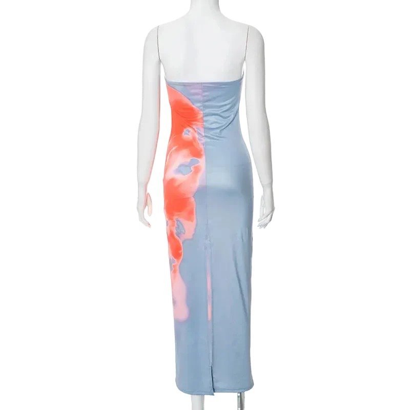 Print Tube Dress - Image 6