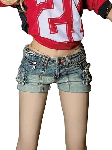 2000s Jeans Shorts - Image 4