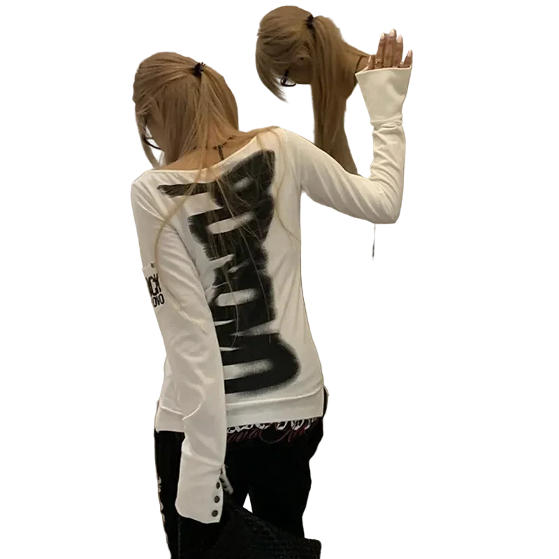 Print Shirt Long Sleece