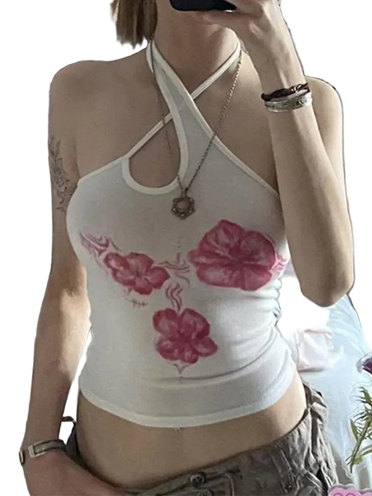 Floral Crop Top - Image 2