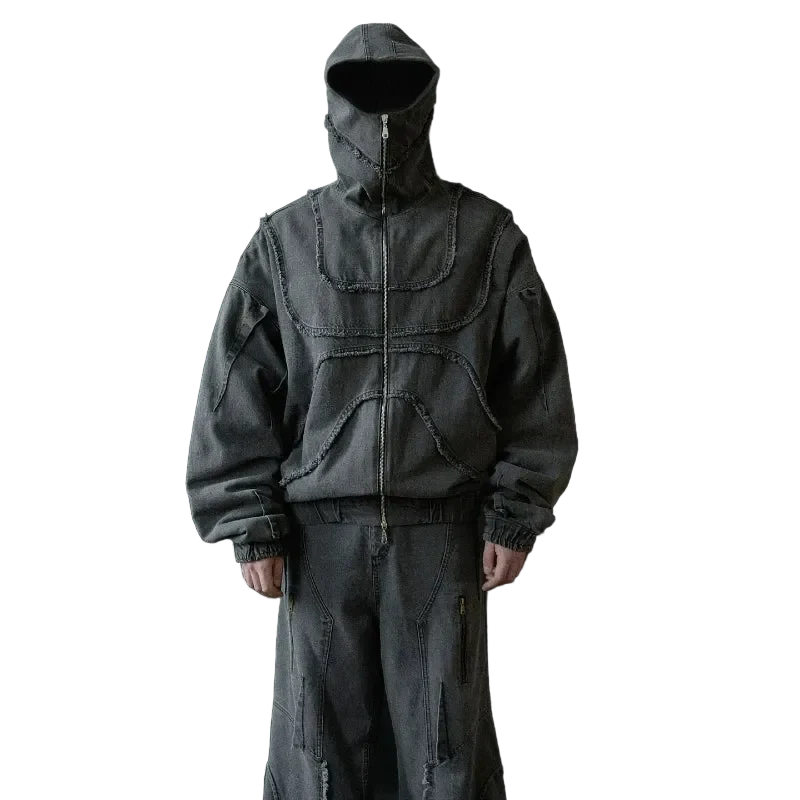 Denim Hoodie - Image 3