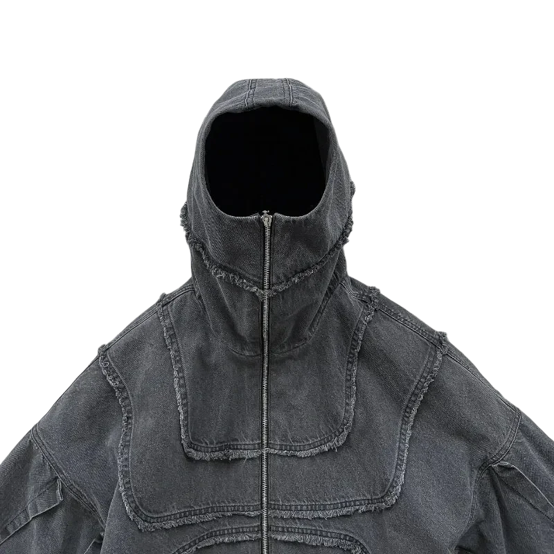 Denim Hoodie - Image 4